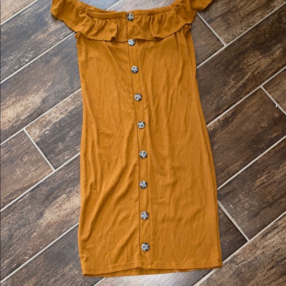 Bodycon off shoulder dress